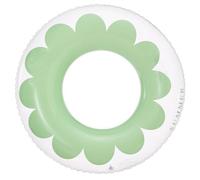 Anello galleggiante per adulti, anello galleggiante trasparente, in PVC, gonfiabile, per feste in piscina, feste all'aperto al mare (verde)