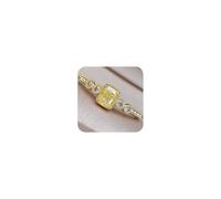 Anello geometrico quadrato - Eleganza moderna e minimalista per donne e uomini, gioielli dal design unico cubico, in acciaio inossidabile o placcato oro, anello dichiarazione da indossare tutti i