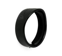 Anello ghiera incassato con visiera faro da 5-3/4" nero per harley davidson