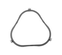 Anello girevole per microonde, supporto triangolare per piatto in vetro, supporto per piatto centrale in vetro, rullo rotante diagonale per giradischi da 20 cm