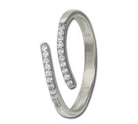 Anello GoldDream Line Argento, Bianco Donna Taglia 58 Gioielli 333 GDR524J58