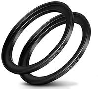 Anello graduale da 72 mm a 82 mm [obiettivo da 72 mm a filtro da 82 mm), obiettivo FANZR per obiettivo della fotocamera, in alluminio premium (confezione da 2)