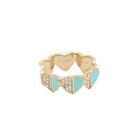 anello GUESS lovely anello YLW GOLD/TURQUOISE 56 scelta=P YLW GOLD/TURQUOISE JU