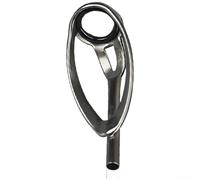 Anello guida per canna da pesca in acciaio inossidabile Guida per la punta | Design anti-torsione, curva interna liscia, riduce l'abrasione della linea, acciaio inossidabile, stabilità del lancio