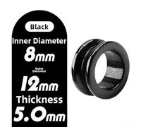 Anello guida per mulinello da pesca compatibile con diversi modelli di mulinelli, offre un controllo costante del percorso della linea ed efficienza operativa (nero-E)