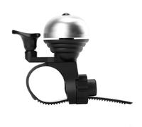 Anello in alluminio ad alta voce da 80 dB per mountain bike, bici da strada, in alluminio, forte (argento)