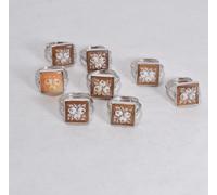 ANELLO IN ARGENTO 925 CON CAMMEO QUADRATO FIORI REGOLABILI AGNK 037