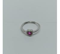 ANELLO IN ARGENTO 925 CUORE ZIRCONE COLORATO GIRO ZIRCONI (AMFA0199...)