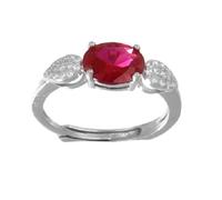 ANELLO IN ARGENTO 925 "FOGLIE DI LUCE"