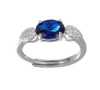 ANELLO IN ARGENTO 925 "FOGLIE DI LUCE"