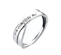 Anello In Argento 925 Per Donne Anelli D'Argento Con Promessa Per Donne Fedi Nuziali Per Fidanzamento Dell'Eternità Per Lei Anelli Per Il Pollice Gioielli Di Fidanzamento Con Scatola Regalo.