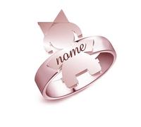 ANELLO IN ARGENTO 925 PERSONALIZZATO BEBÈRING ROSÈ