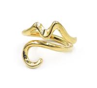 Anello in Argento 925 Placcato Oro Golfo di Napoli
