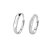 Anello in argento Boheme, anelli da donna Tiamo Argento 925 Regolabile Idee Regalo Uomini, Ajustable, Argento 925/1000, Senza Gemme
