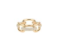 Anello in argento con cristalli, 58