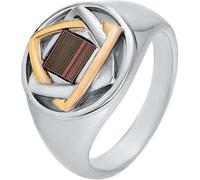 Anello in argento e oro 9 carati Nano Sim Old Bible - Stella di David