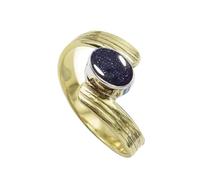 Anello in argento sterling 925 creato dal laboratorio Sunstone Anello con pietra preziosa Anello con fascia in pietra Anello di tutte le dimensioni Gioielli fatti a mano CRG1095CA_72 (22.9)