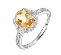 Anello In Argento Sterling 925 Per Donna, Fascia In Filigrana Di Pizzo Vintage, Pietra Preziosa Naturale, Grande Anello Di Nozze Con Diamante Taglio Ovale, Zirconia Cubica Aaa, Fascia Di Fidanzament