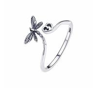 Anello in d'argento sterling Misura regolabile Anello per uncinetto Principiante per maglieria Regalo per uncinetto Strumento regolatore di tensione Regolatore Ring per Anelli (Silver, adjustable)