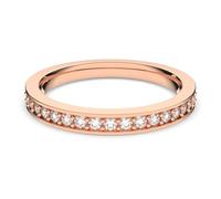 Swarovski Anello da Donna Rare, parzialmente Placcato Oro con Vetro Bianco 5032899, Lega Metallica, 17, Colore: Oro Rosa, cod. 5032901