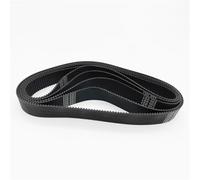 Anello in gomma 2GT sincrono passo 2M C = 100/110/112/120-220mm larghezza di banda 10mm cinghia di trasmissione 1 pezzo(174MM)