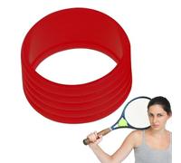 Anello in gomma racchetta da tennis - Anello in gomma da tennis | Impugnature per racchette da tennis | Anello in gomma a gancio a tratto da tennis elastico | Anello in gomma a fascia da tennis a rack