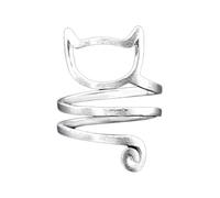 Anello in lega Anello ad ala con ali regolabili Anello a snodo Anello in lega di avvolgimento Donna Fen Accessorio per la decorazione di nozzeprofessionale.