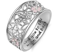 Anello in Lega di Fiori di ciliegio Design Vuoto per Donne e Ragazze 1Pc Practical
