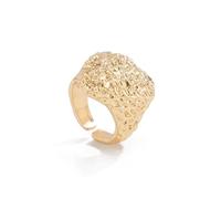 Anello in lega fit uomo design Cuore finitura Mate Mate-gioielli per uomo minimalista, 12,8 g-ipoallergenico, resistente ai graffi, per uso occasionale e affa, Rame, Fanta zircone