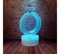 Anello in muratura 3D Night Light Caricatore USB Decorazione Casa Cafe Party Toy Compleanno Natale Bambini Regalo