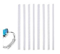 Anello in silicone invisibile, accessorio per la regolazione delle dita, per fidanzamento, matrimonio, festa nuziale, vacanze, regalo di compleanno, Refer to description, Silicone, riferimento