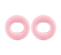Anello in silicone per esercizi di dita e avambraccio, attrezzature per rafforzare l'attrezzatura per uso domestico e in palestra, perfetto per atleti (2 pezzi, rosa)