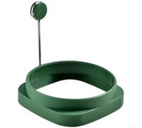 Anello in silicone per uova, rotondo, quadrato, resistente al calore, in | silicone, forme rotonde e quadrate, resistente al calore fino a 230 °C, antiaderente per superficie, facile da pulire