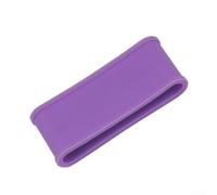 Anello in silicone progettato per adattarsi alla maggior parte dei diametri delle maniglie e resistere al sudore e agli strappi (viola)