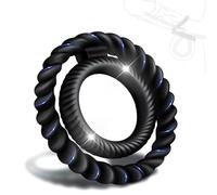 Anello in silicone riutilizzabile in gomma nera dal nuovo design