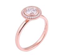 Anello incidere personalizzato coppia anello 54 oro rosa 9 carati moissanite rotondo con moissanite 3 ct signore per signore compleanno gioielli