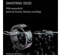 Anello intelligente Bea-Fon SR21D-SI-11 Taglia 11 Bluetooth IP68 Autonomia 5 giorni Argento