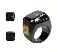 Anello intelligente contatore, contatore digitale di tasbih , anelli intelligenti unisex con sveglia di azan, promemoria per 5 momenti di preghiera e contatori per la preghiera 22 mm,20 mm,18 mm,Insie