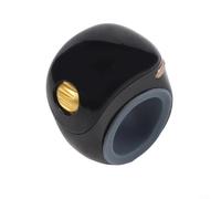 Anello intelligente digitale per conteggio delle perline, con display a LED, struttura in ABS, compatto e portatile, per preghiera, lavoro a maglia, meditazione, hobby, accurato (nero)