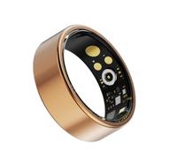 Anello Intelligente per Uomo e Donna, for Android for IOS, Fitness Tracker, Contapassi, Monitoraggio Della Frequenza Cardiaca, Monitoraggio Della Salute, Monitoraggio Delle Attività(Gold,10#)