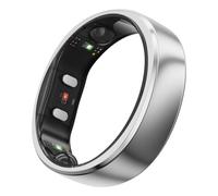 Anello intelligente RingConn Gen 2 Air Taglia 8 Bluetooth IP68 Autonomia 10 giorni Android iOS Argento