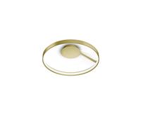 ANELLO LAMPADA DA PARETE O SOFFITTO ORO SPAZZOLATO DIAM.55cm 3000K 2965LM 33W