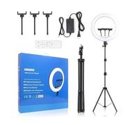 ANELLO LUMINOSO 45 CM PROFESSIONALE CON TREPPIEDE E TELECOMANDO RING LIGHT 18"