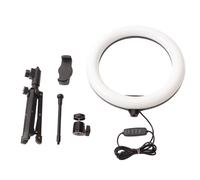 Anello luminoso a LED con supporto treppiede regolabile per streaming live, registrazione video e illuminazione fotografica professionale, anello