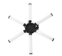 Anello Luminoso a LED, Kit Luce Video LED Dimmerabile da 54 W con Barra Luminosa Rimovibile, Kit di Illuminazione Fotografica con 420 Perline LED 3200K-5600K, per Video (Spina