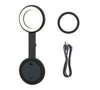 Anello luminoso a LED per selfie - Anello luminoso magnetico per selfie - Anello luminoso LED per foto | Lampada Selfie con luminosità regolabile per il trucco delle ragazze, videochiamate