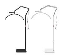 Anello luminoso Lampada a LED a mezzaluna Stream Deck Floor Luce video Luce di riempimento 3000K-6000K per salone di bellezza Trucco Streaming live