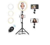 Anello Luminoso LED 10.2" Led Ring Luce con Treppiede Streaming Youtube Tik Tok [EEK: A+++]