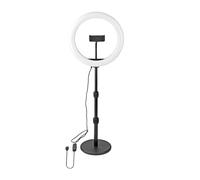 Anello luminoso LED 10 pollici supporto smartphone e treppiede