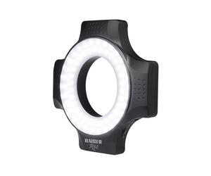 Anello luminoso LED Kaiser Éclair per fotografia macro - 60 LED di luce bianca regolabile con 6 anelli di adattamento - Nouvo